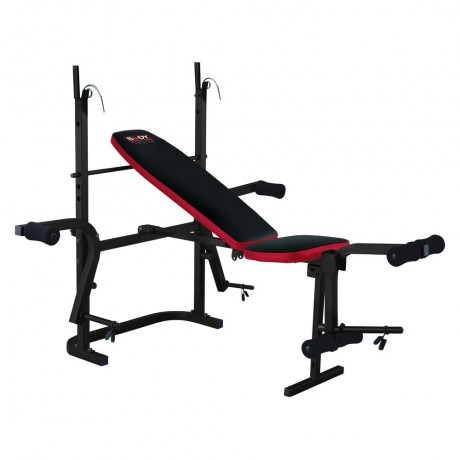 Body Sculpture Foldable Weight Lifting Bench Black Red bw-2810