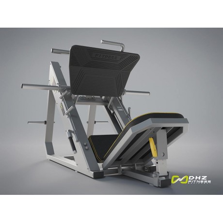 DHZ Fitness Angled Leg Press Commercial Strength Machine Free Weight Bench E3056