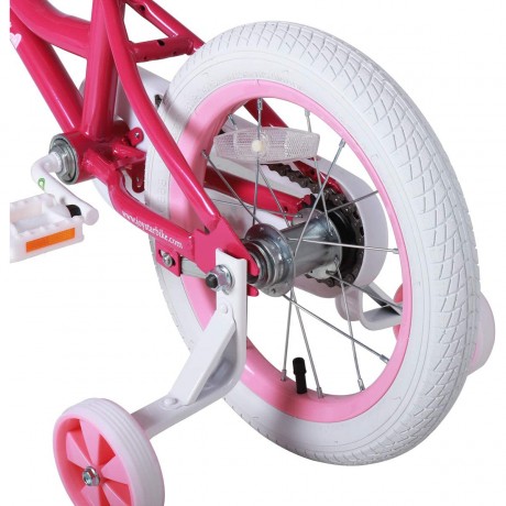 Joystar 16 Inch Angel Balance Bike with Training Wheels, Pink