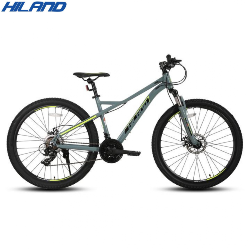 Hiland Hippel 26 Inch Frame Size Small 16" Seat Tube Length Mountain Bike Grey
