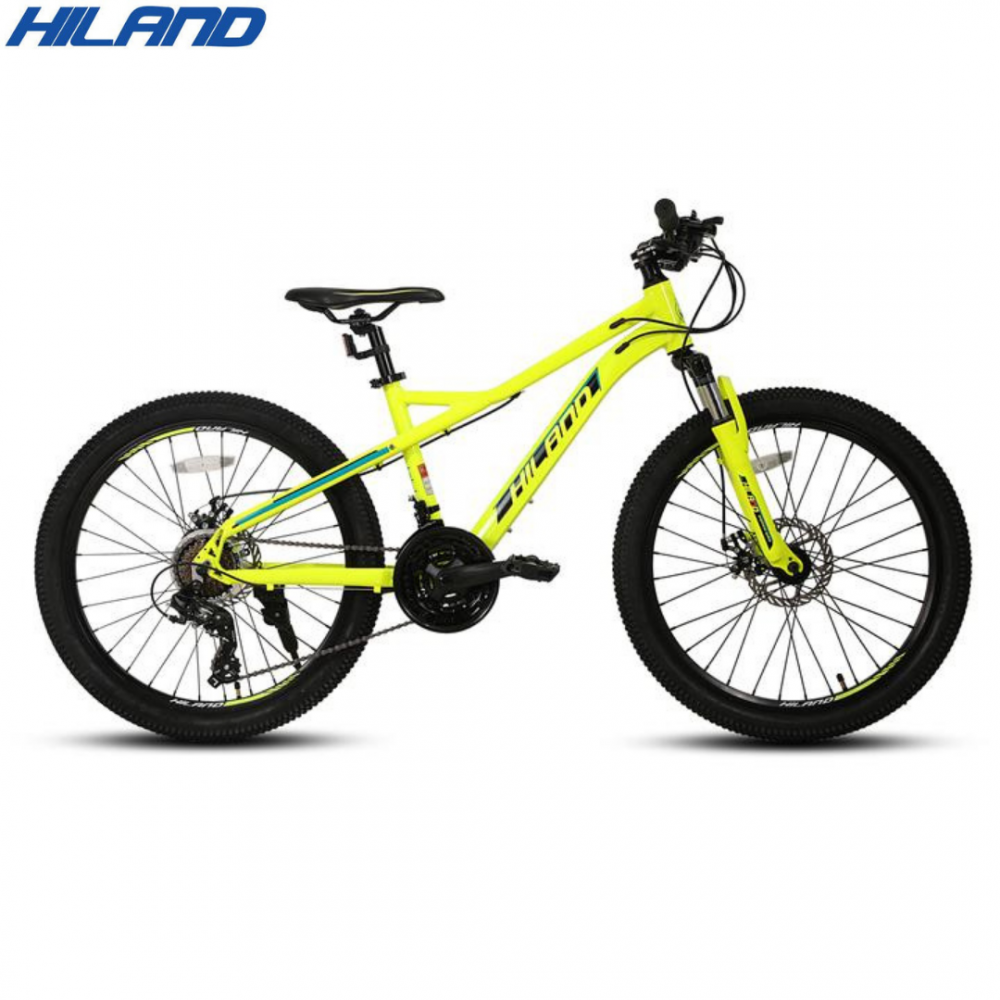 Hiland Hippel 26 Inch Frame Size Small 16" Seat Tube Length Mountain Bike Yellow