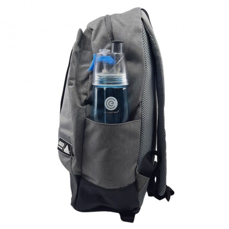 Peak Accessories School Bag Backpack For Men Women Kids Bundled With Unbreakable Refresh Water Bottle 750ml B192090 Mid Grey