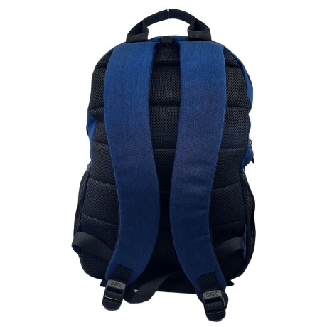 Peak Accessories School Bag Backpack For Men Women Kids Bundled With Unbreakable Refresh Water Bottle 750ml B194060 Navy